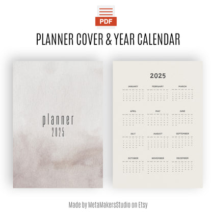 2025 Digital Calendar PDF - Instant Download for Easy Year-Round Planning